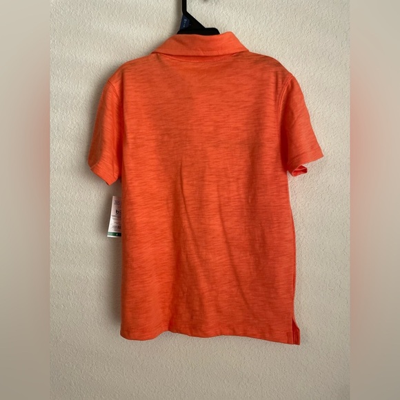 Garanimals Boys Orange Polo with Stripes Find your Balance size 6 -NWT - Picture 2 of 5